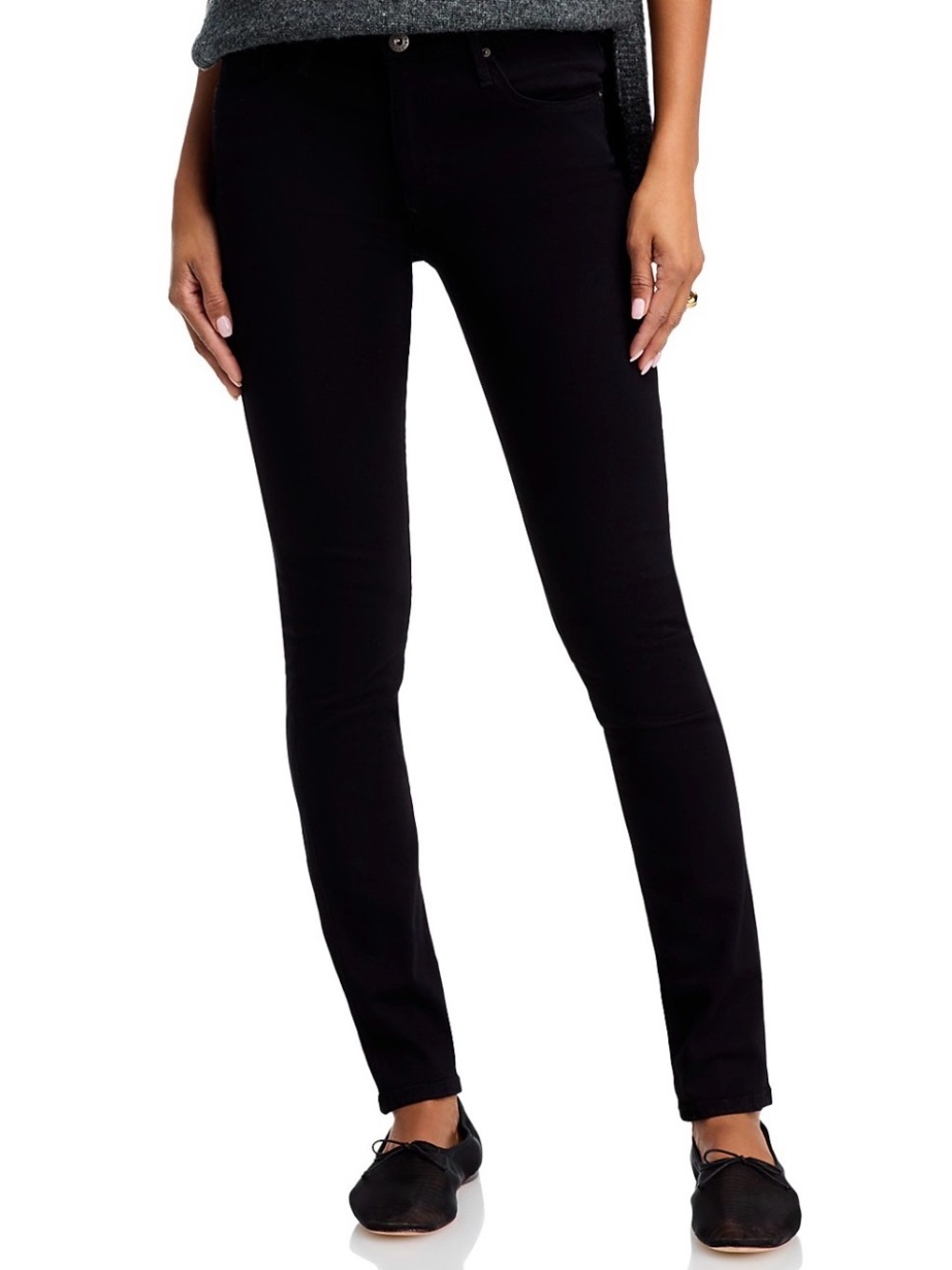 Ag Adriano Goldschmied Slim Black Skinny Jeans